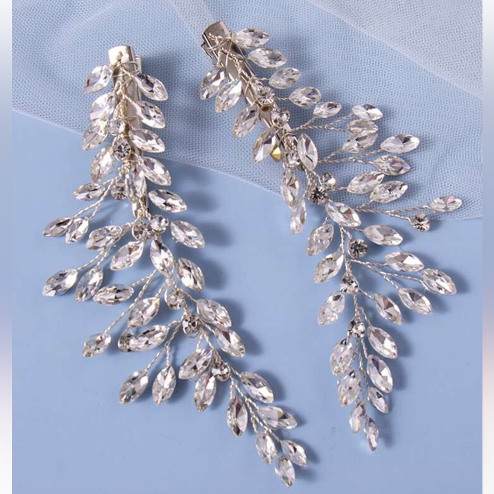 Rhinestone Hair Clips